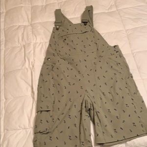 Duluth short overalls olive